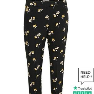 BNWT black floral  Soaked in Luxury Pant